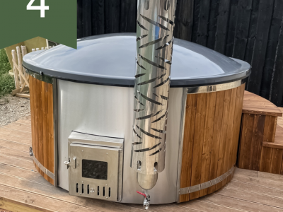 Kubls ar integrēto krāsni, hidromasāžu, integrētu LED apgaismojumu…