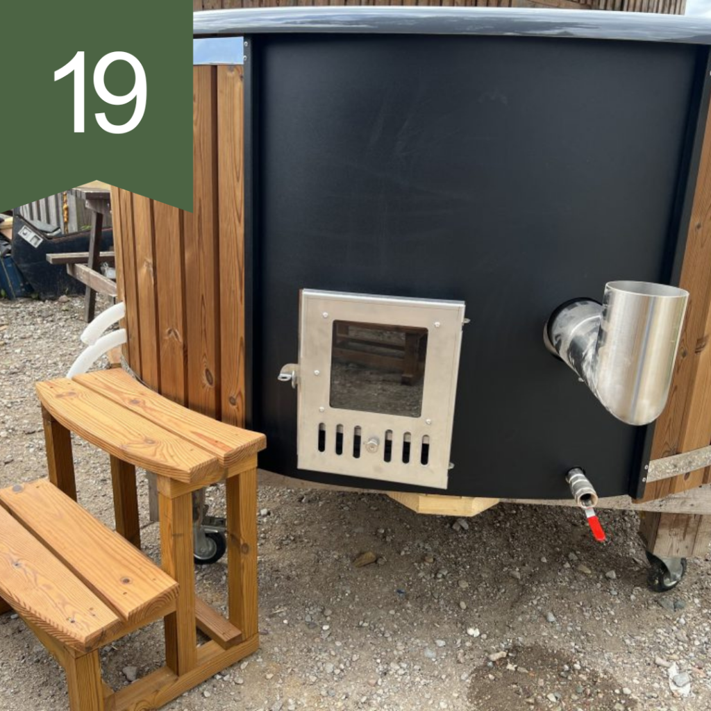 Kubls ar termokoka apdari, integrētu krāsni, krāsns aizsargu…