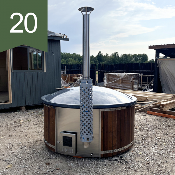 Kubls ar integrētu krāsni, hidromasāžas sistēmu un LED rgb apgaismojumu…